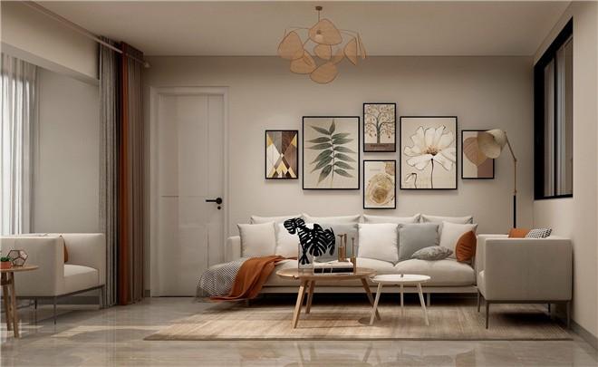 简约北欧/奶奶灰+柠檬黄的家