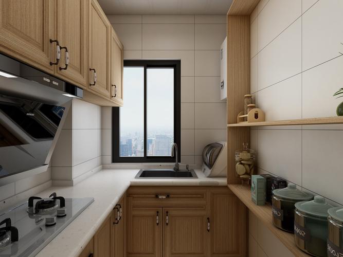 健明迪装饰—实木吊顶巧装现代简约风格公寓