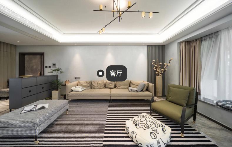 客厅华丽变身，装出现代时尚感！